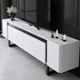 Hanah Home Soporte para TV Yildiz Blanco y Negro